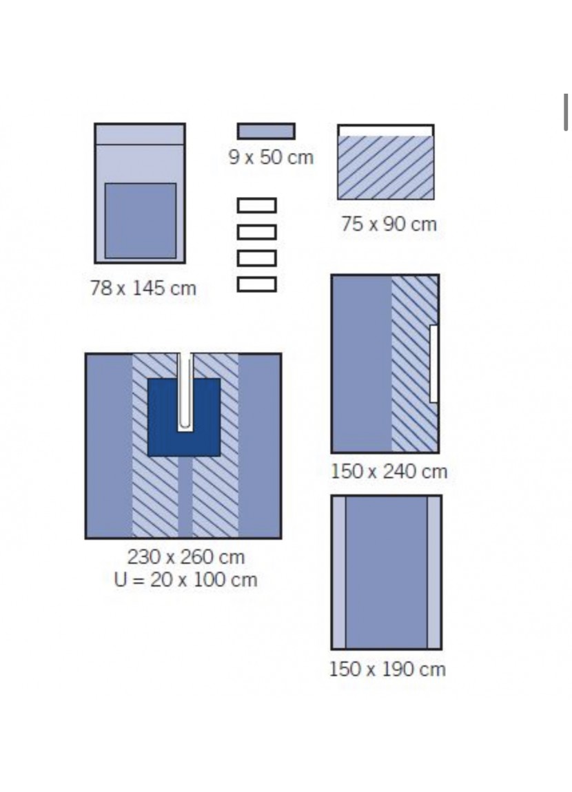 Podstawowy zestaw serwet z wycięciami 1050-02