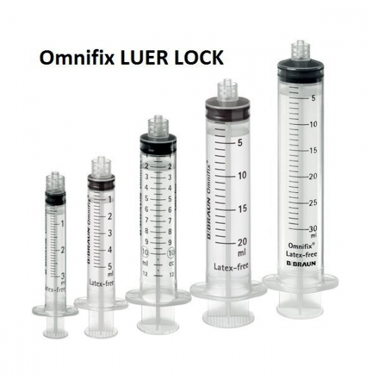 OMNIFIX 3-piece syringe Luer Lock solo type