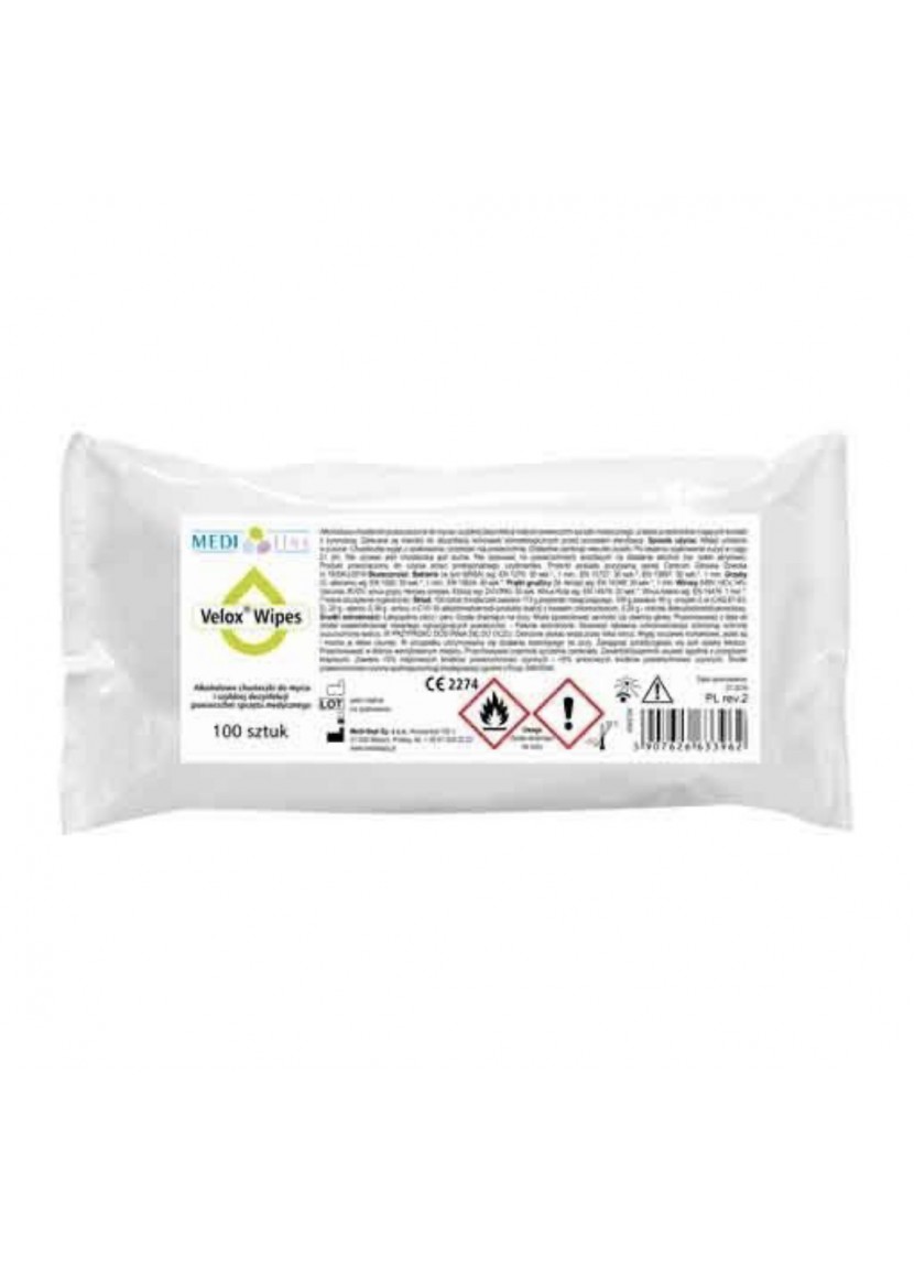 Velox Wipes refill bag 100 pieces