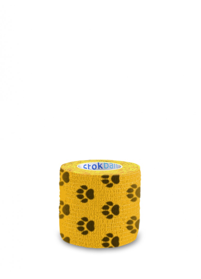 cohesive bandage yellow