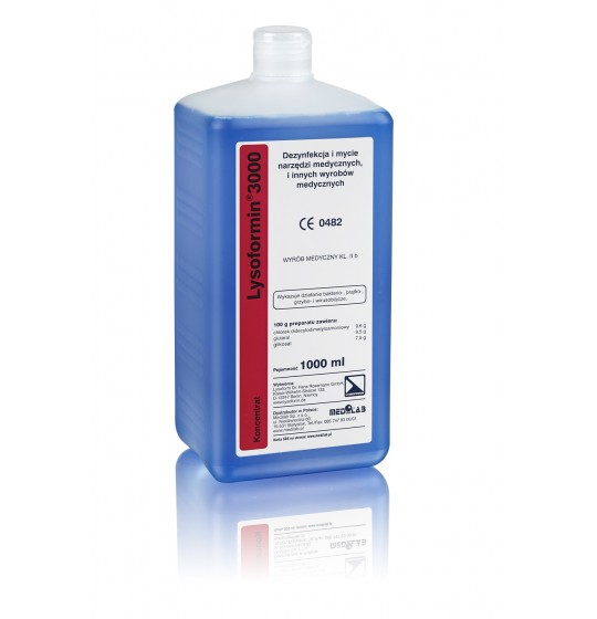 Lysoformin 3000 1 litre. Proven disinfectant in epidemiological emergencies.